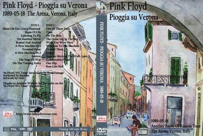 2 DVD Pink Floyd live in Verona, Italy 1989, Alle leeftijden, Verzenden, Nieuw in verpakking, Concert