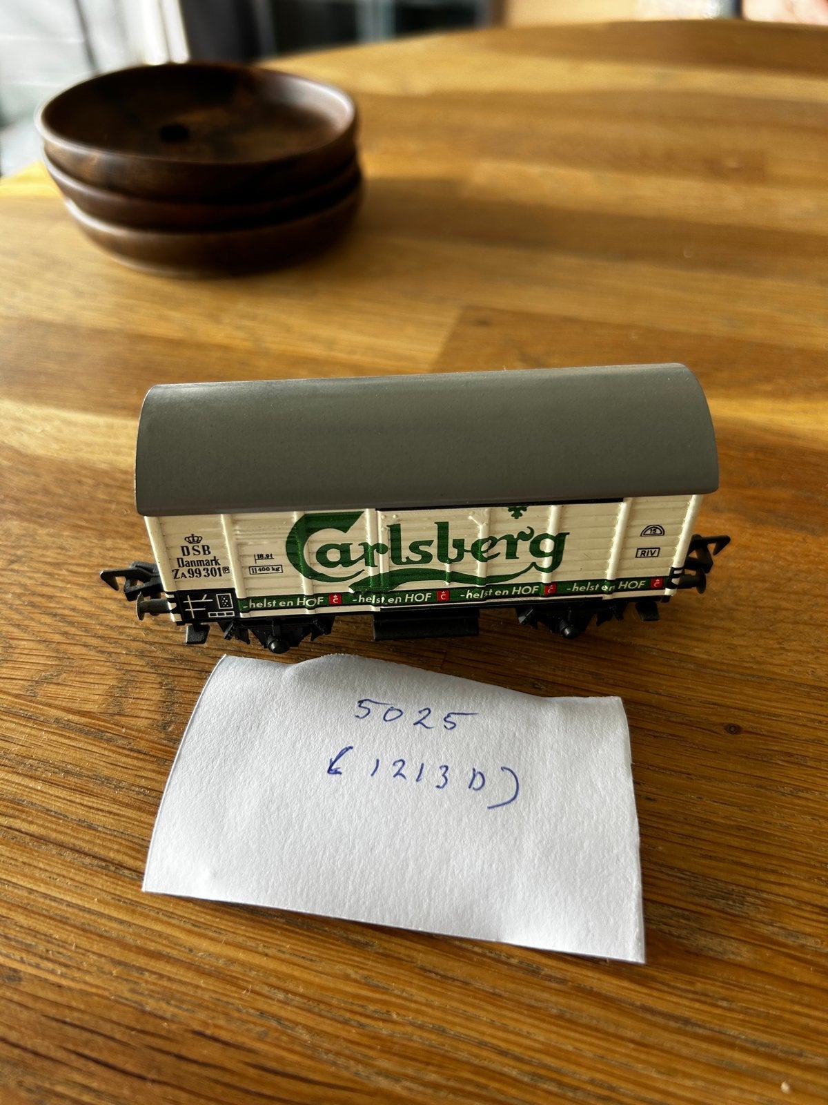 Fleischmann H0 Carlsberg Wagon DSB (5025 / 1213 D), Verzenden, Gebruikt, Wagon, Fleischmann