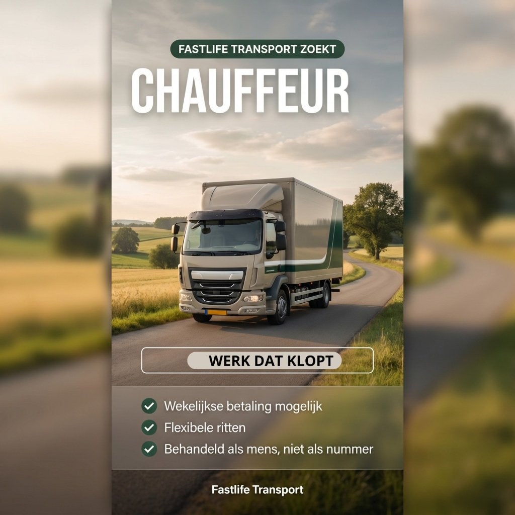 C/CE Chauffeur Gezocht - Goed Salaris, Snel Starten, Variabele uren, Overige niveaus, Starter, Overige vormen