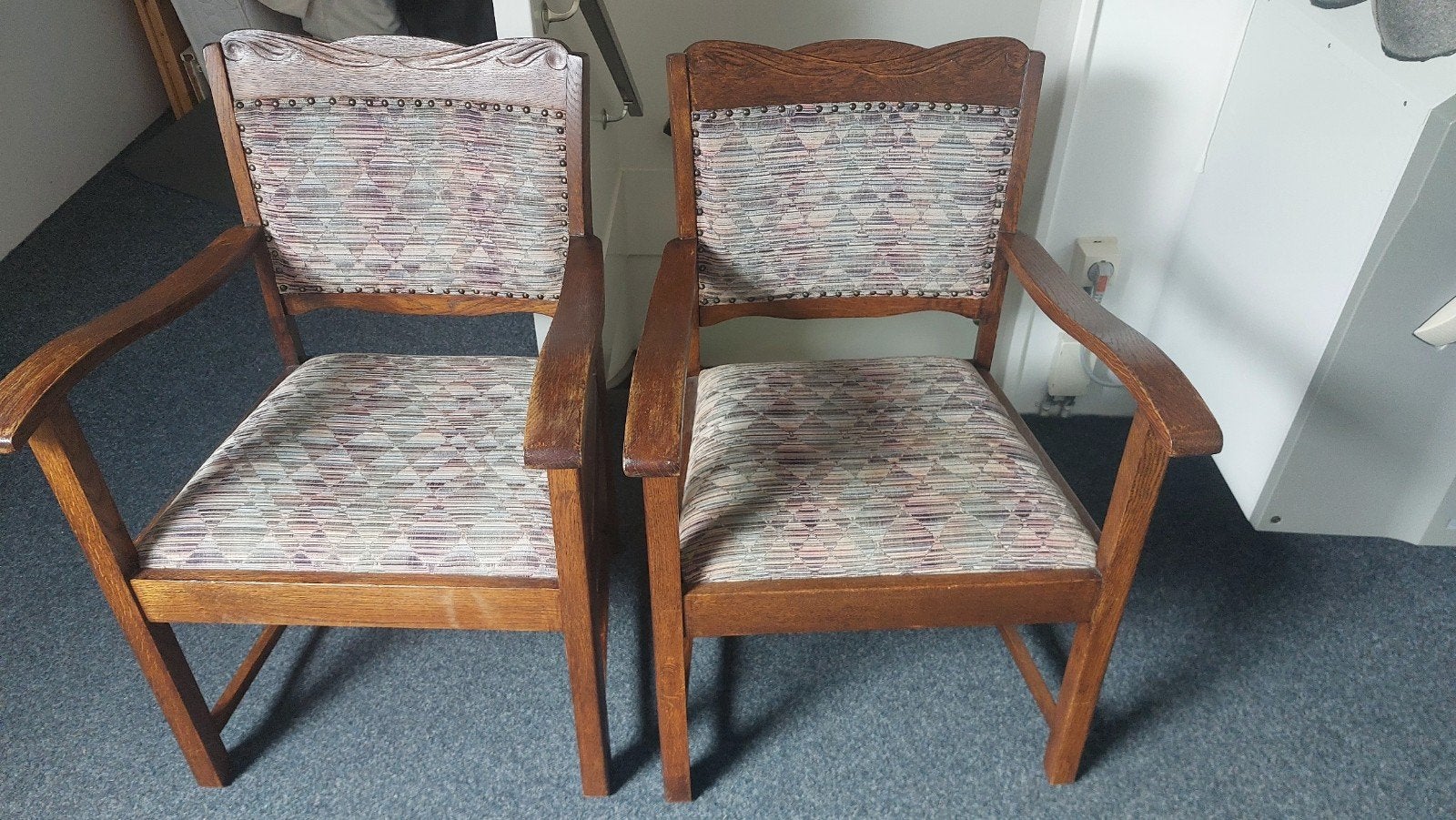 stoelen, Ophalen, Gebruikt, Bruin