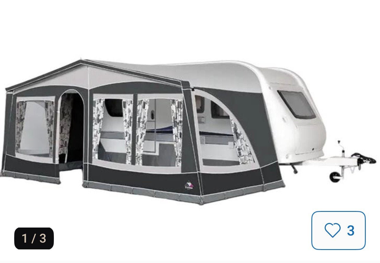 “Doréma voortent 240 cm met Fibre Tech Plus (carbon) frame, Caravans en Kamperen, Voortenten en Luifels, Ophalen of Verzenden