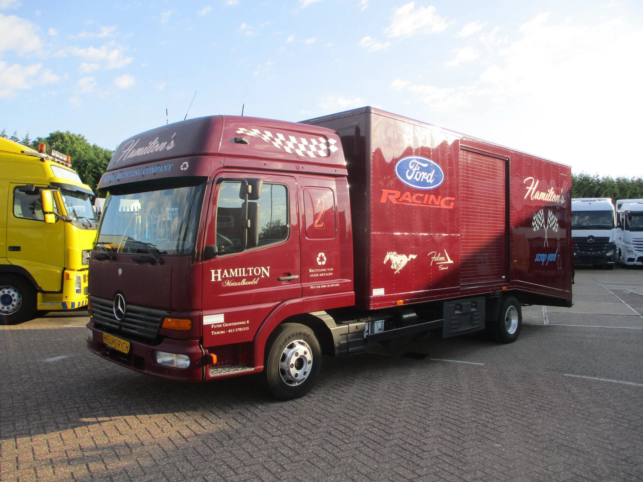 Mercedes-Benz Atego 815 ATEGO 815 EURO 2 MANUAL CLOSED CARTR, Auto's, Achterwielaandrijving, Overige kleuren, 150 pk, Mercedes-Benz