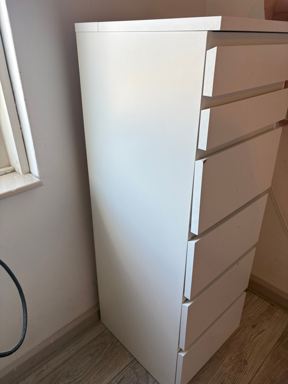 MALM Ladekast 6 lades, Ophalen, Gebruikt, 5 laden of meer, 50 tot 100 cm