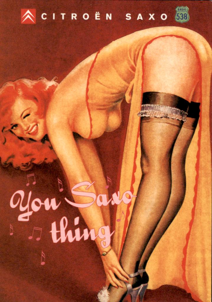you saxo thing, damem, kousen, sexy, uitdagend, Verzenden, 1980 tot heden, Ongelopen, Overige thema's