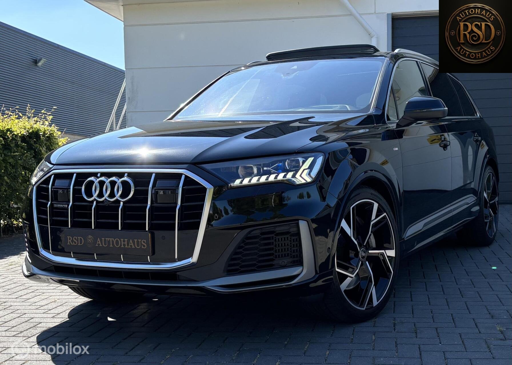 Audi Q7 55 TFSI e quattro S-Line Pano 22inch laser Head Up, Auto's, Audi, Automaat, Gebruikt, 2995 cc, Automatische klimaatregeling