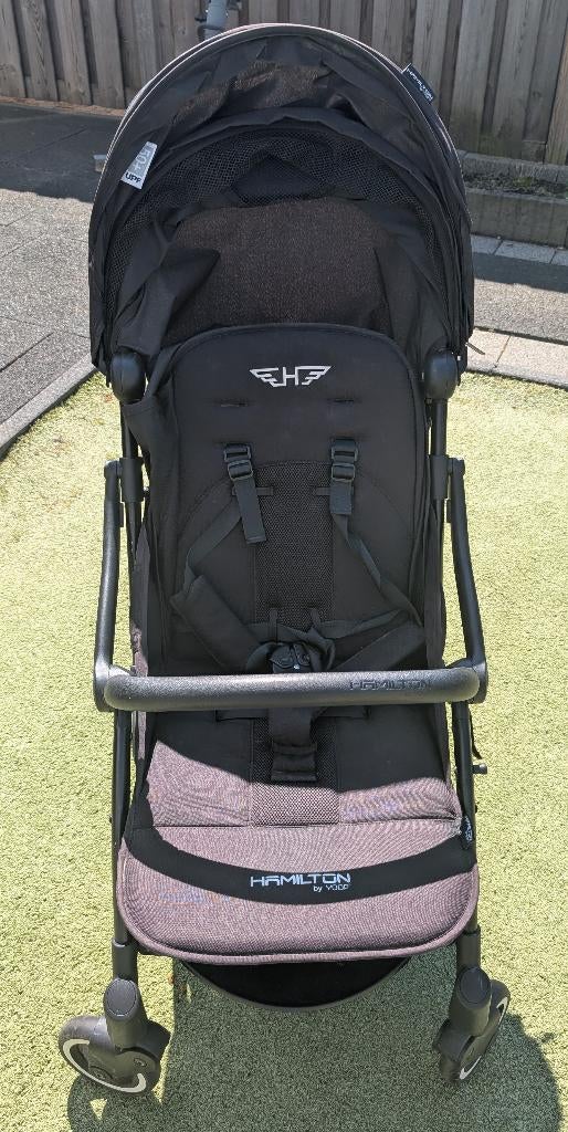 Hamilton By Yoop One Prime X1 Buggy Zwart - MagicFold, Kinderen en Baby's, Buggy's, Ophalen of Verzenden, Zo goed als nieuw, Zonnekap