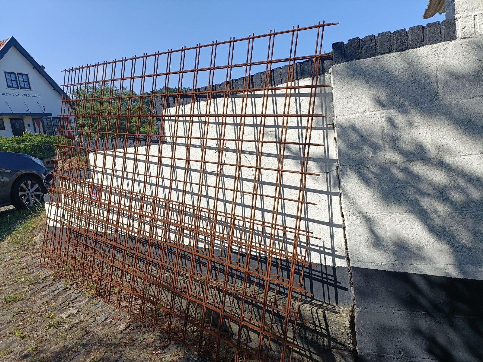 Bouwstaalmatten Ø8mm en H-50 supportliggers, Doe-het-zelf en Verbouw, Ophalen