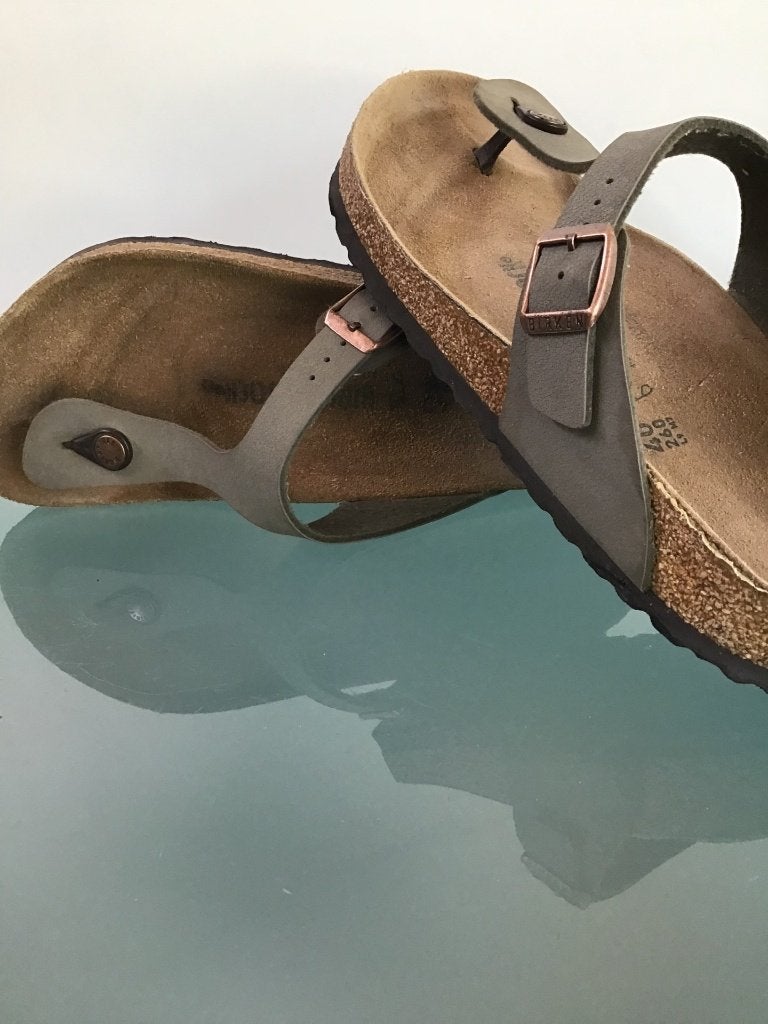 Birkenstock Gizeh 40 | bruin | slippers | Gratis verzenden, Slippers, Bruin, Verzenden, Zo goed als nieuw