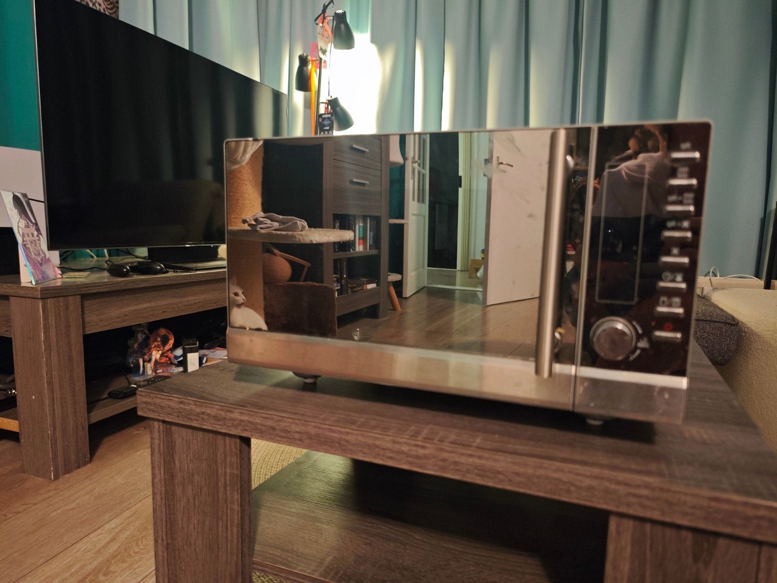 Quigg Combimagnetron MD 16500 - Nette staat, Ophalen, Combimagnetron, Gebruikt, Vrijstaand