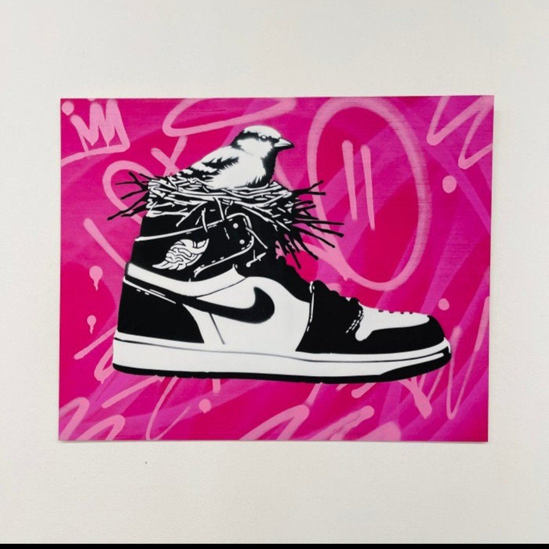 Sinao - Just Hatch it - 100% hand painted - inc certificaat!, Ophalen, Gelimiteerde oplage, Gemengde techniek, Hout