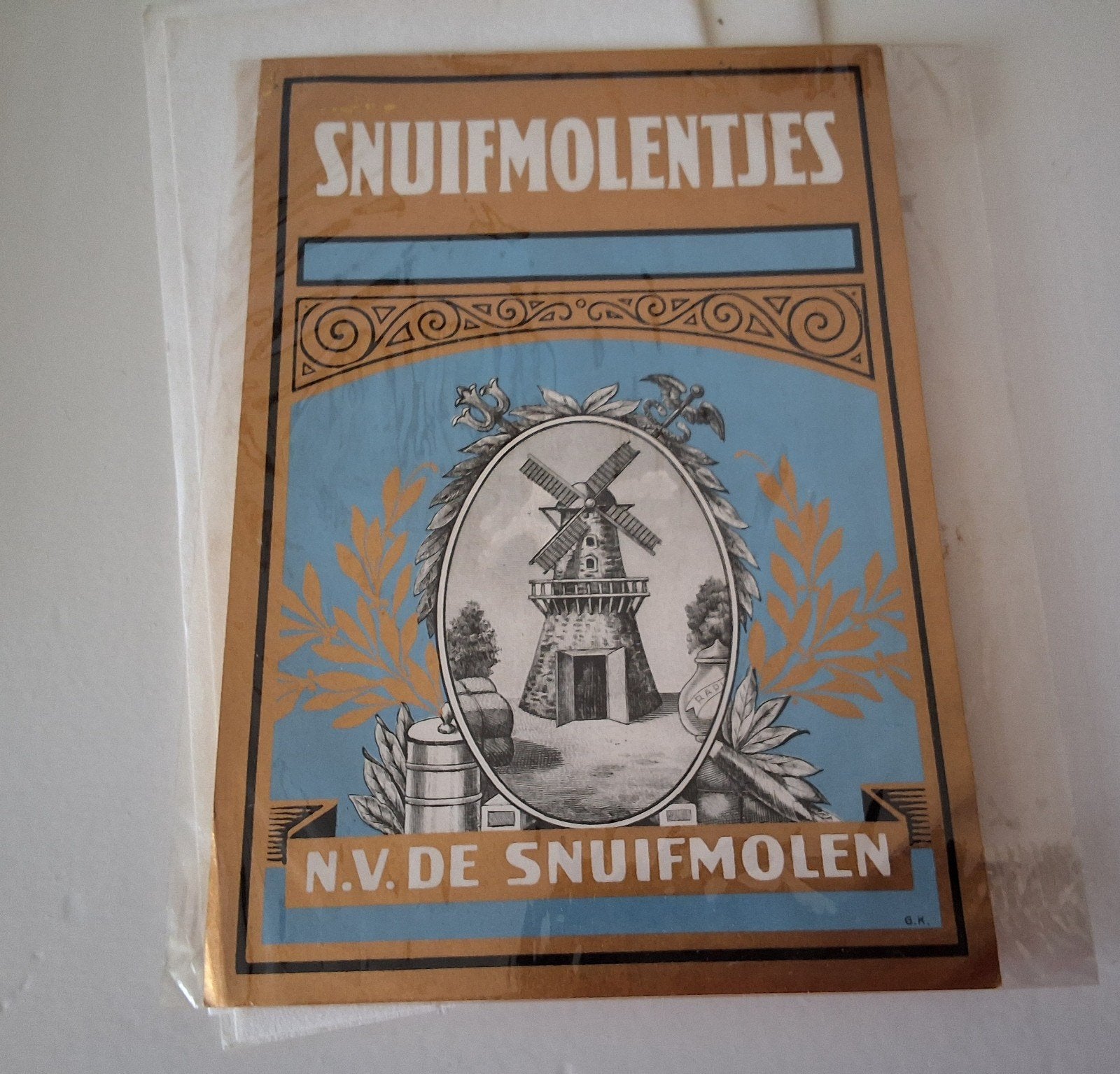 etiket van de sigaren fabriek amersfoort, Verzamelen, Ophalen of Verzenden
