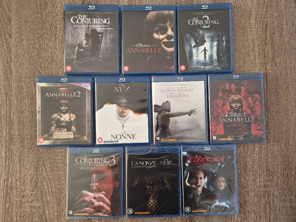 The Conjuring Universe (10 Blu-ray), Ophalen of Verzenden, Zo goed als nieuw