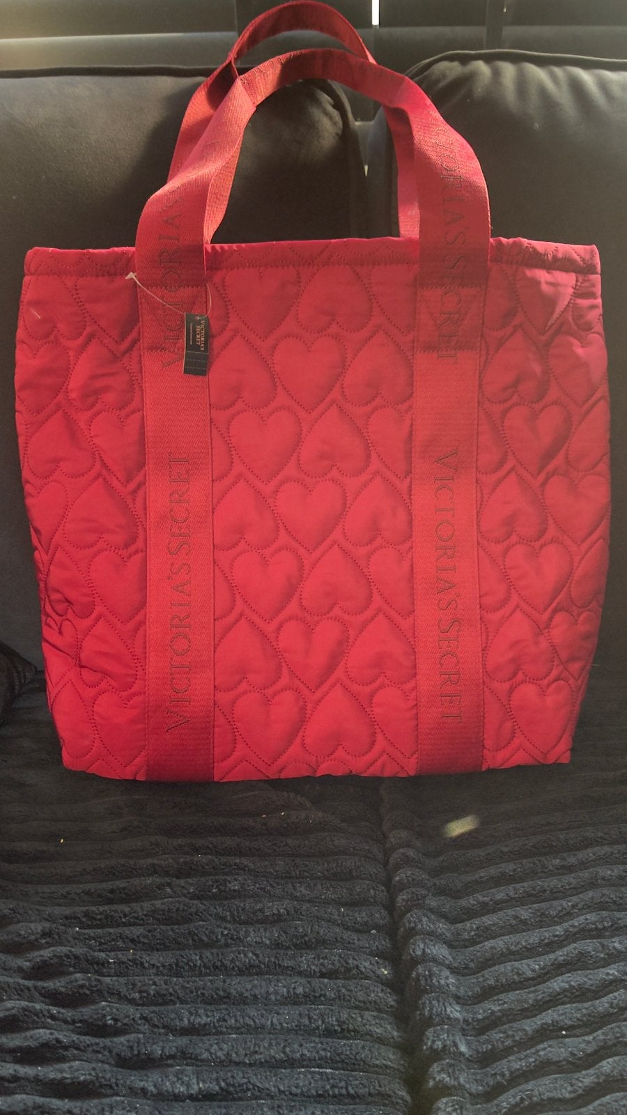 Victoria secret shopper hartjes tas weekendtas, Ophalen of Verzenden, Nieuw, Rood, 30 cm of meer
