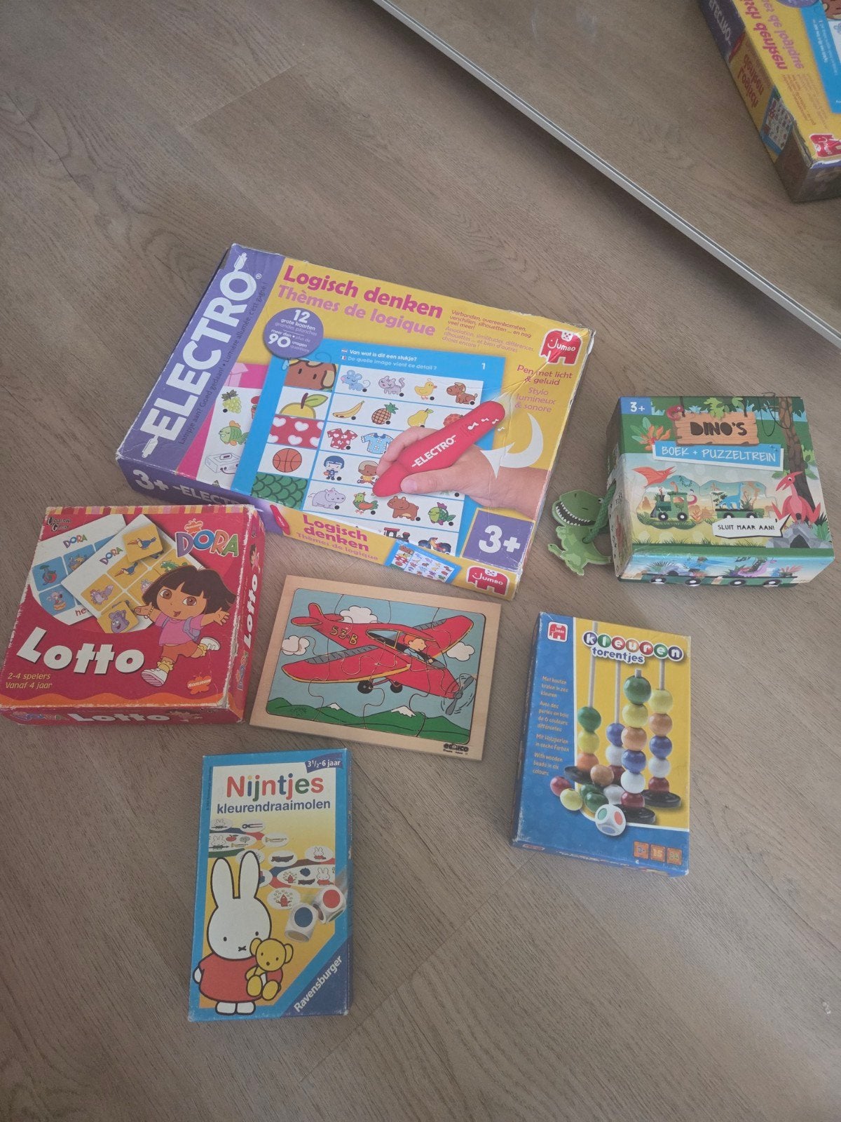 Diverse spelletjes en puzzels voor kinderen, Ophalen of Verzenden, Gebruikt, Puzzelen
