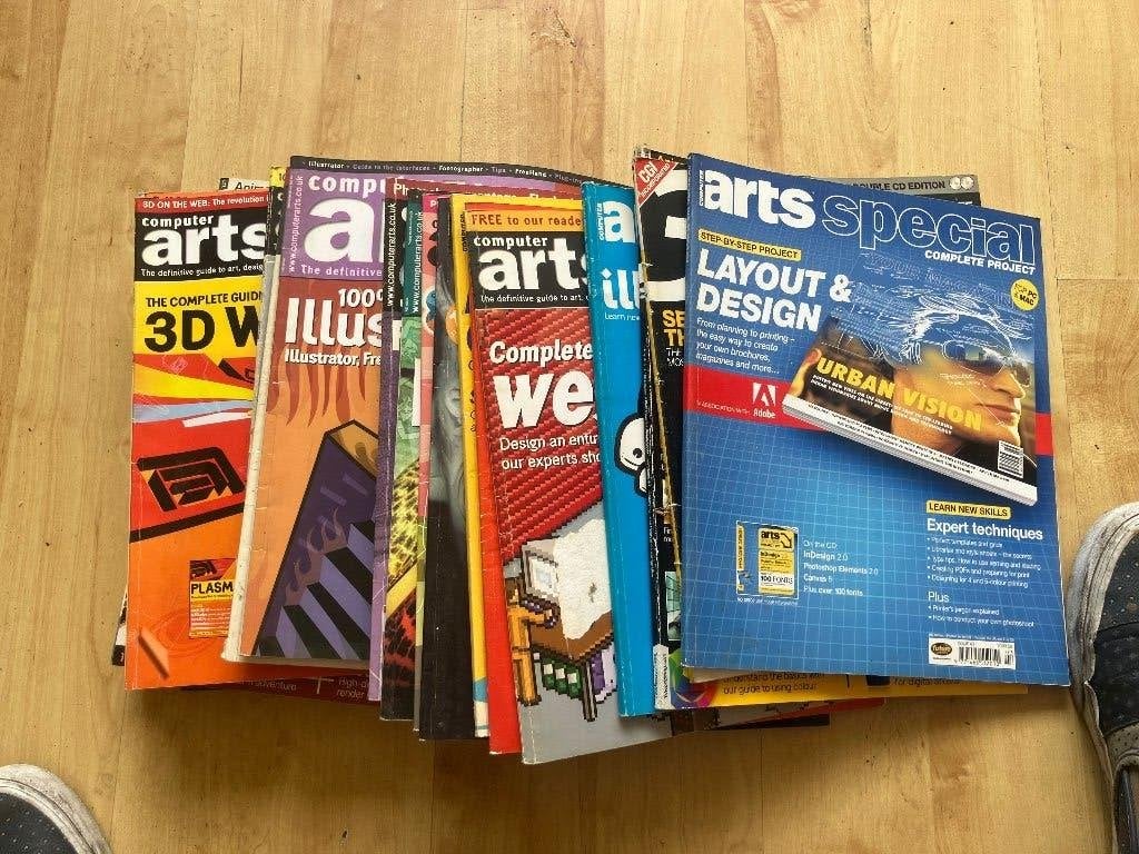 30 computer arts magazines, Ophalen, Gelezen, Overige typen