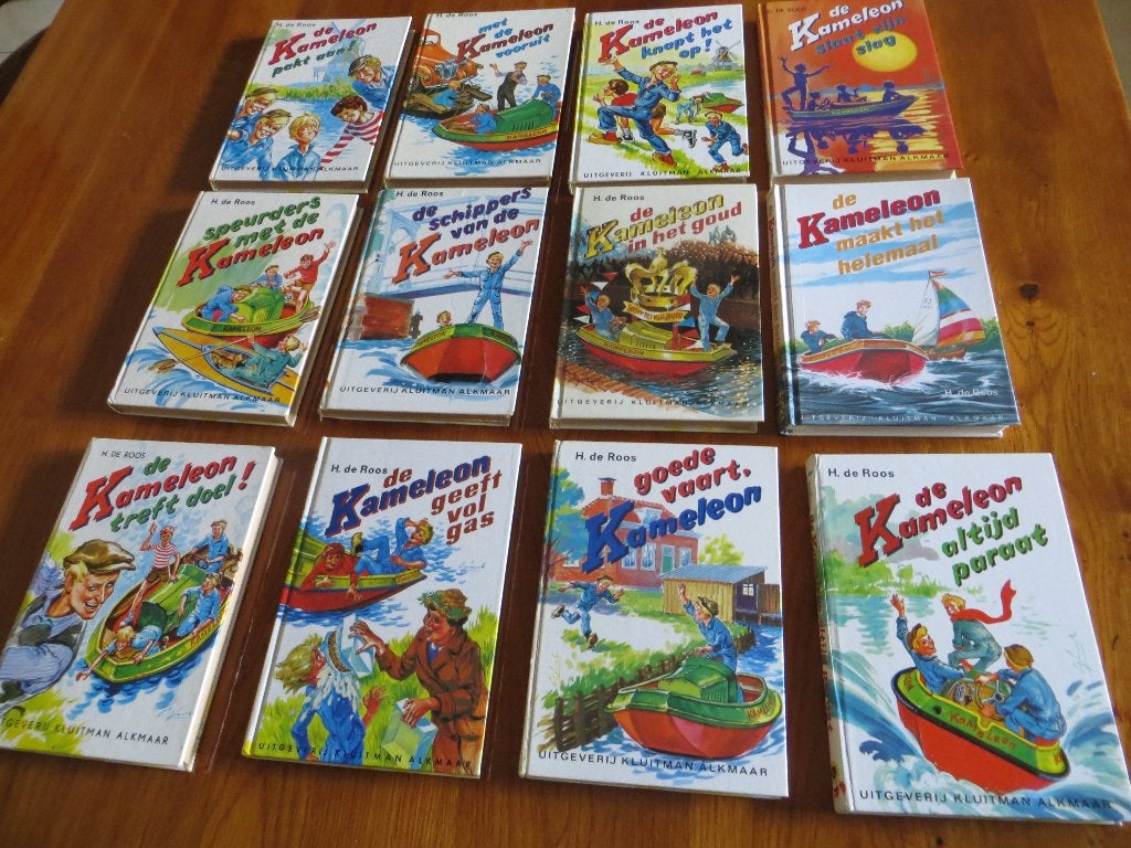 12 delen van de Kameleonserie, Ophalen of Verzenden, Gelezen, Hotze de Roos