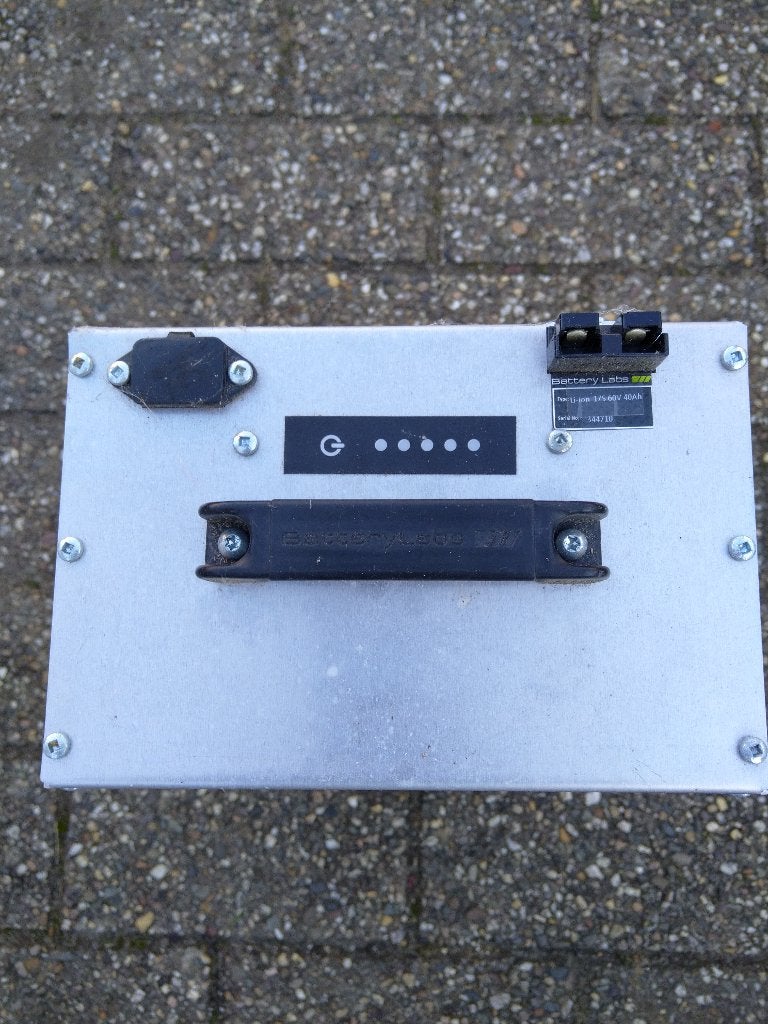 lithium ion accu Sloep of zelfbouw 60v 40 Ah €375,-, Ophalen, Zo goed als nieuw, Oplaadbaar