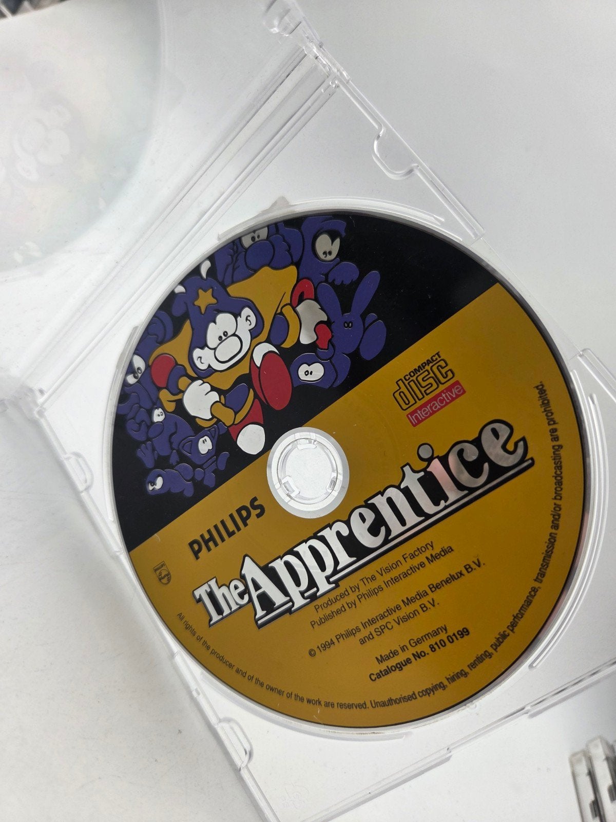 Philips The Apprentice CD-i spel - Retro Gaming, Spelcomputers en Games, Games | Pc, Gebruikt, 1 speler, Info@philips.com, Ophalen of Verzenden