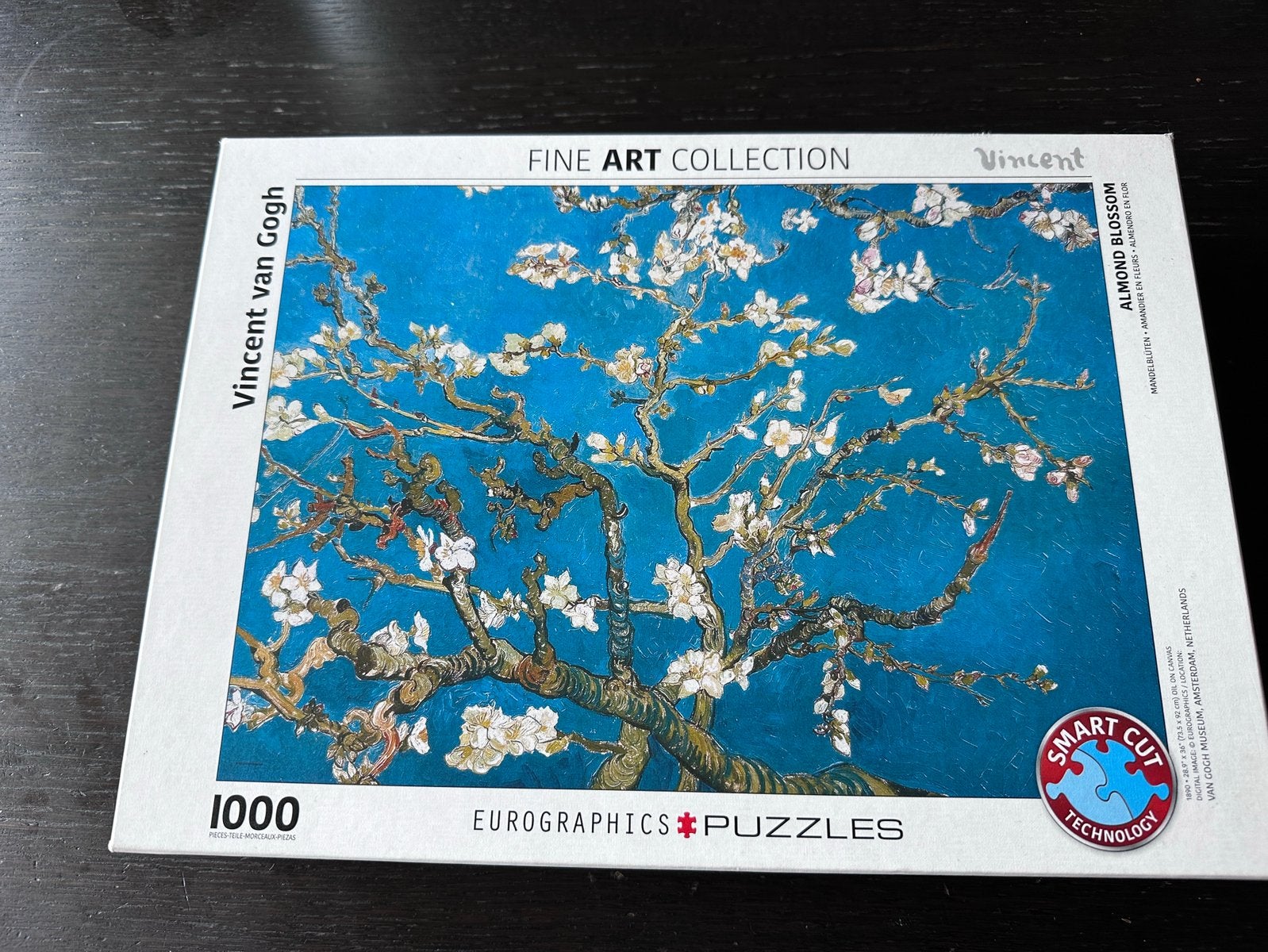 Fine art collection 1000 stukjes van Gogh, Ophalen of Verzenden, 500 t/m 1500 stukjes, Zo goed als nieuw