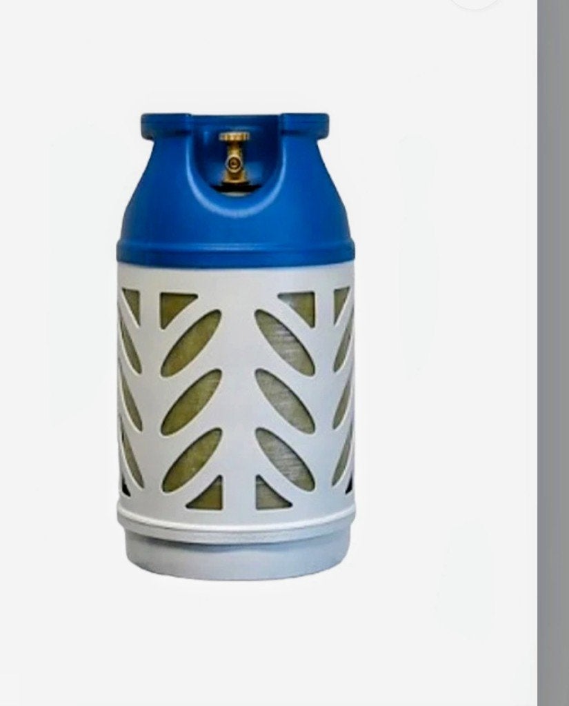 I-light kunsstof lichtgewicht gasfles gevuld 10 kg, Caravans en Kamperen, Kampeeraccessoires, Ophalen, Zo goed als nieuw