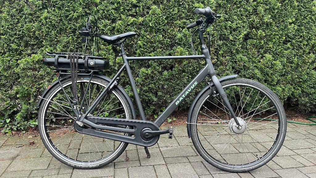 Batavus Fonk E-GO elektrische herenfiets 61cm, Fietsen en Brommers, Elektrische fietsen, Ophalen, Gebruikt, Batavus, 59 cm of meer