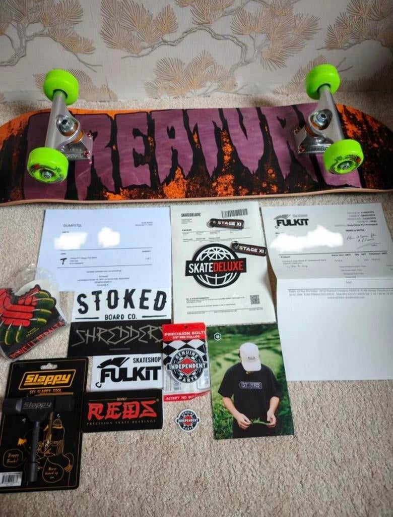 Splinternieuw professioneel skateboard, Ophalen, Nieuw