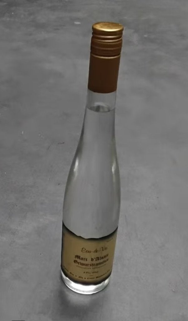 Eau de vie Marc d'alsace gewurztraminer, Ophalen