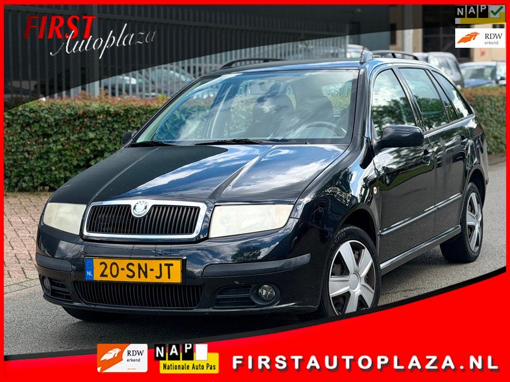 Skoda Fabia Combi 1.4-16V Spirit+ CRUISE/AIRCO/STUURBEKR. |, Auto's, Skoda, Bedrijf, Te koop, Fabia, ABS, Airbags, Airconditioning