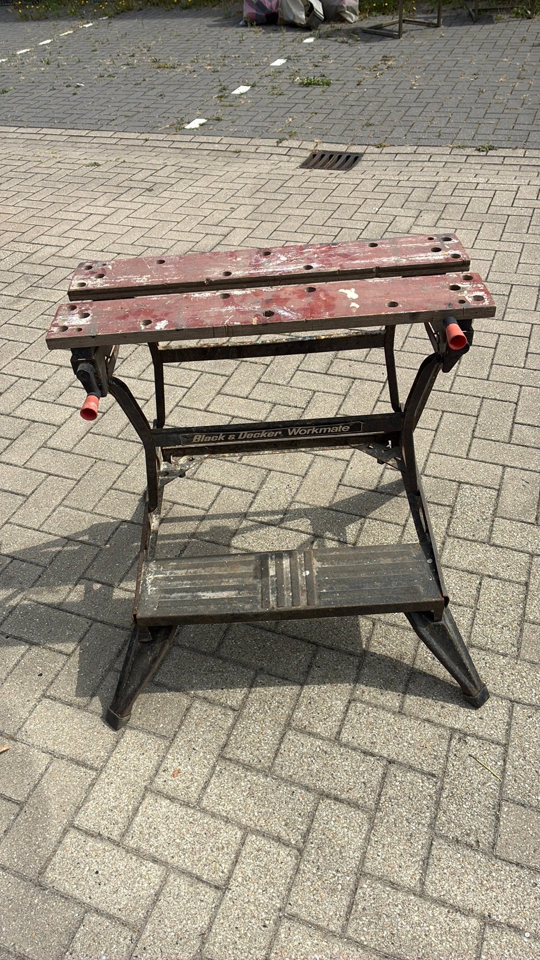Workmate black en decker werkbank, Ophalen, Gebruikt, Minder dan 70 cm, Inklapbaar