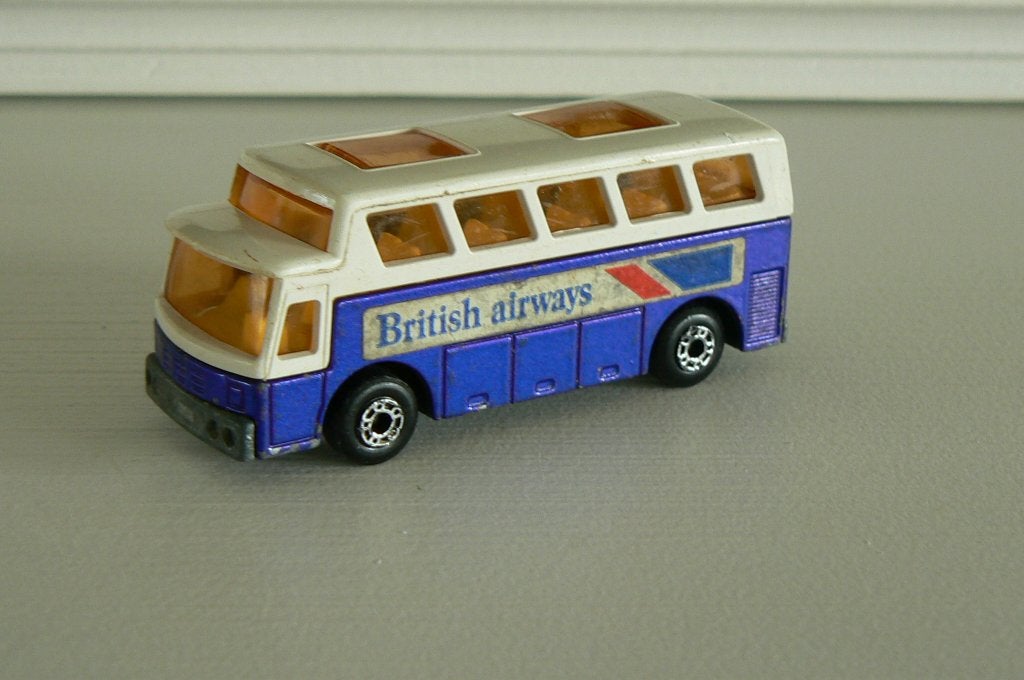 Britisch airways airport coach Matchbox Superfast No.65 1977, Ophalen of Verzenden, Zo goed als nieuw, Bus of Vrachtwagen