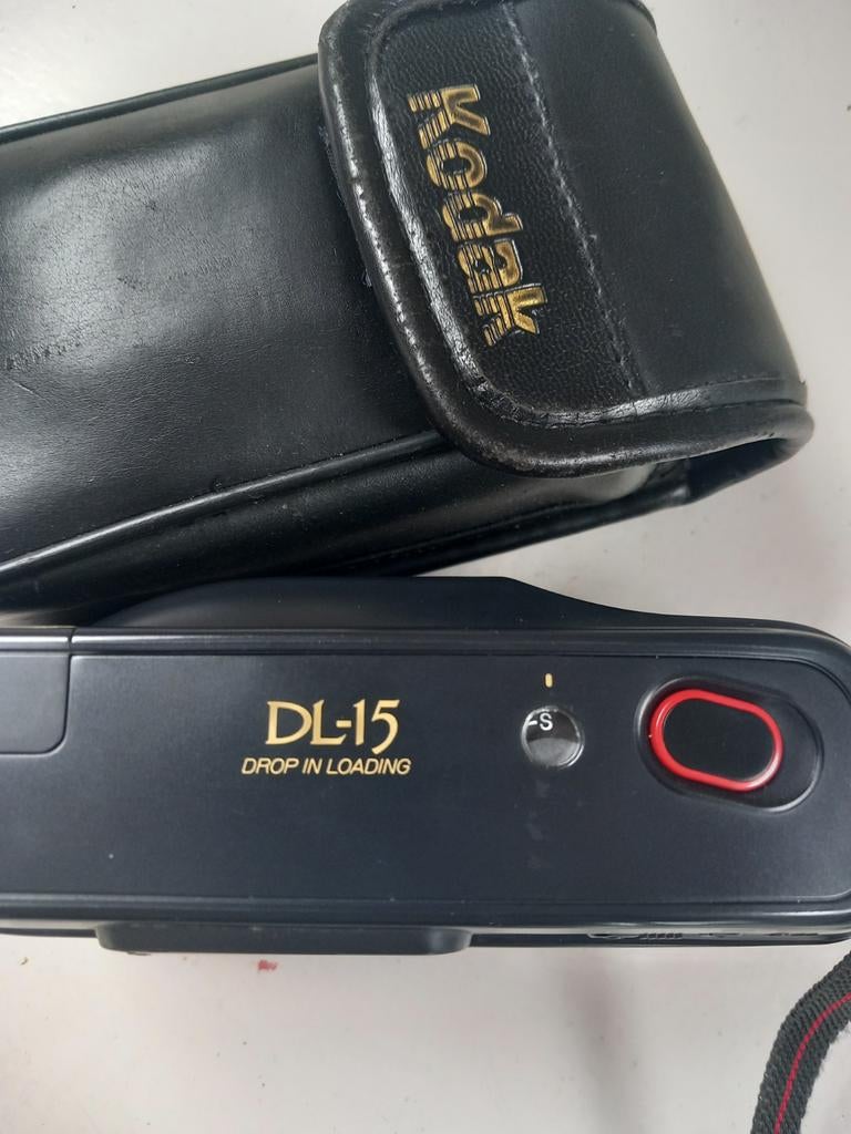 Vintage Kodak DL-15 fotocamera met hoesje, Ophalen of Verzenden