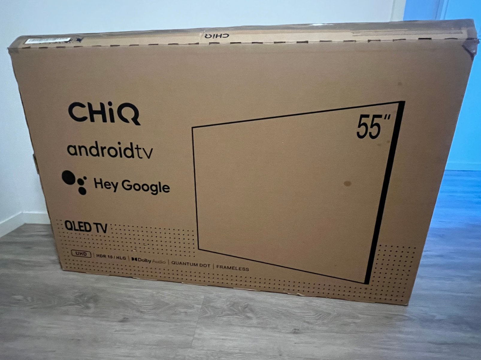 55” 4K UHD QLED Television, Audio, Tv en Foto, Televisies, QLED, 50 Hz, Zo goed als nieuw, 100 cm of meer