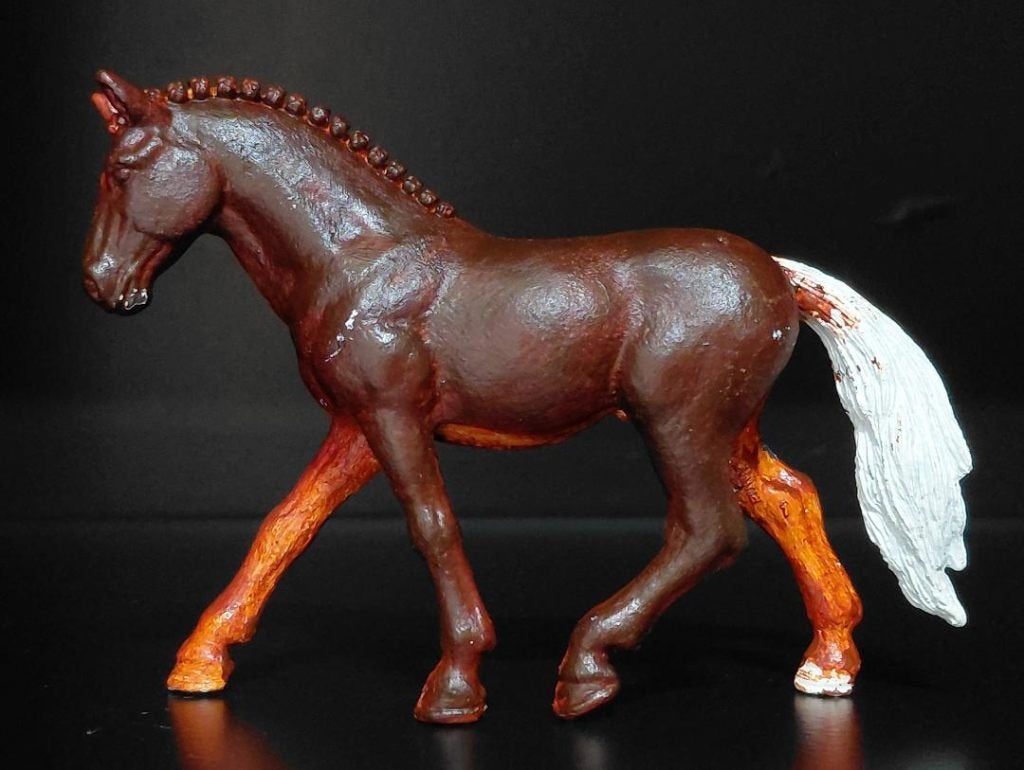 schleich paard, Verzamelen, Ophalen of Verzenden, Gebruikt, Paard, Beeldje of Figuurtje