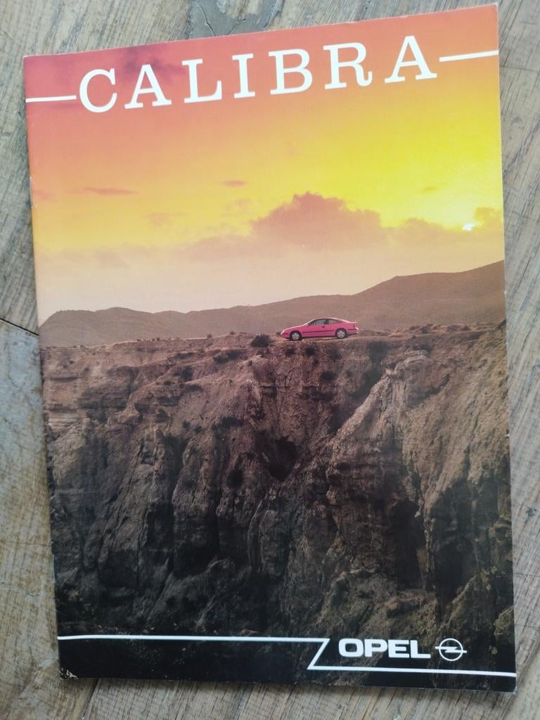 Opel Calibra brochure uit 1990 - Nederlands, 22 pagina's, Boeken, Auto's | Folders en Tijdschriften, Opel, Zo goed als nieuw, Opel