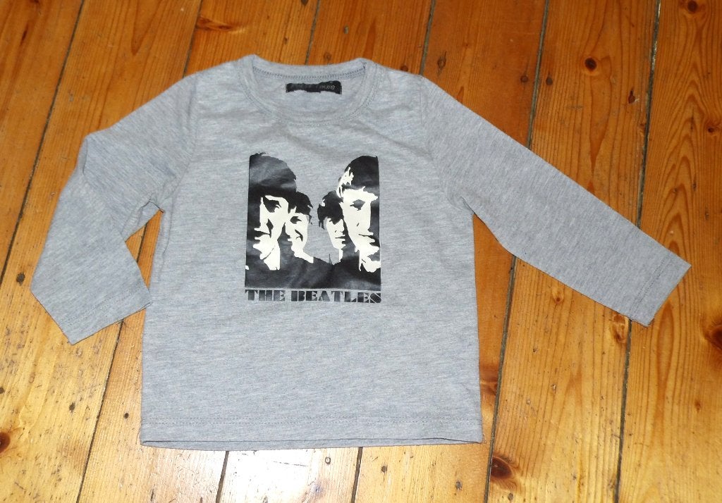 mooie Petit Louie longsleeve Beatles maat 1 - 2 ong 86, Kinderen en Baby's, Ophalen of Verzenden, Zo goed als nieuw, Petit Louie