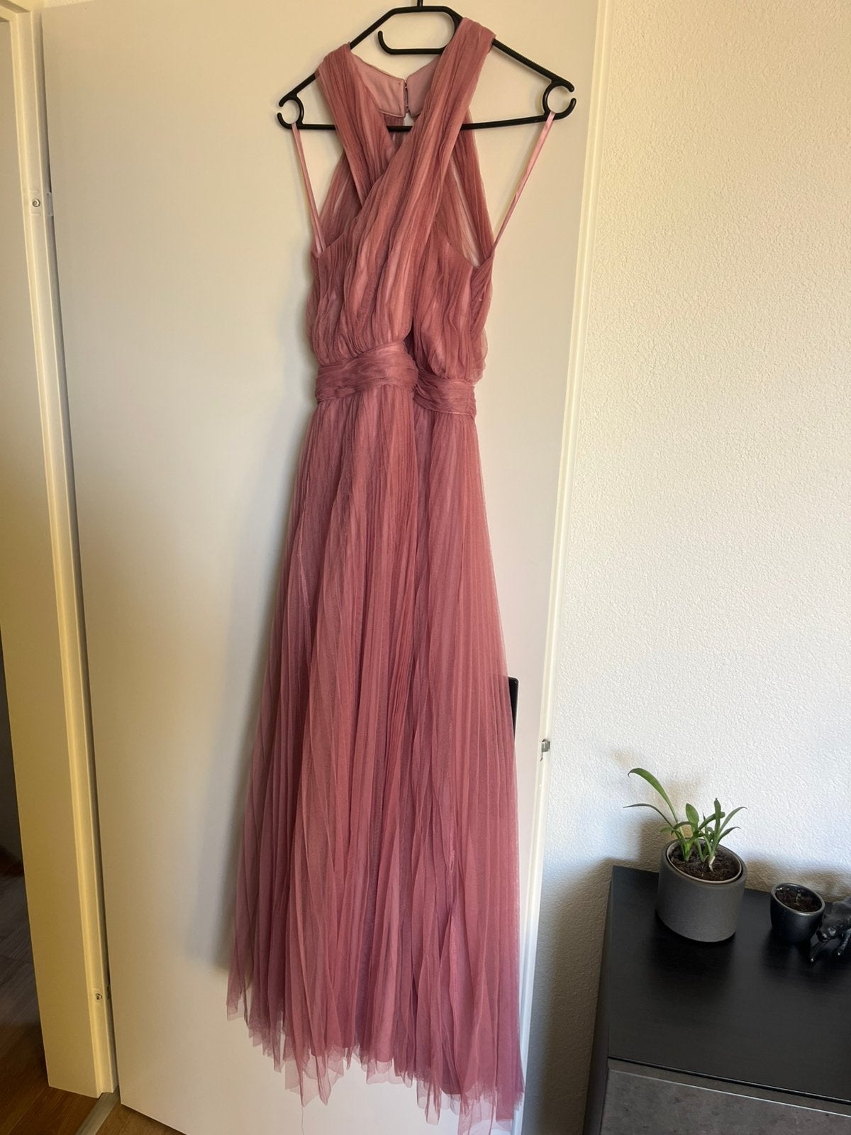 Roze jurk Asos maat 36 S, Galajurk, Ophalen of Verzenden, Zo goed als nieuw, Roze