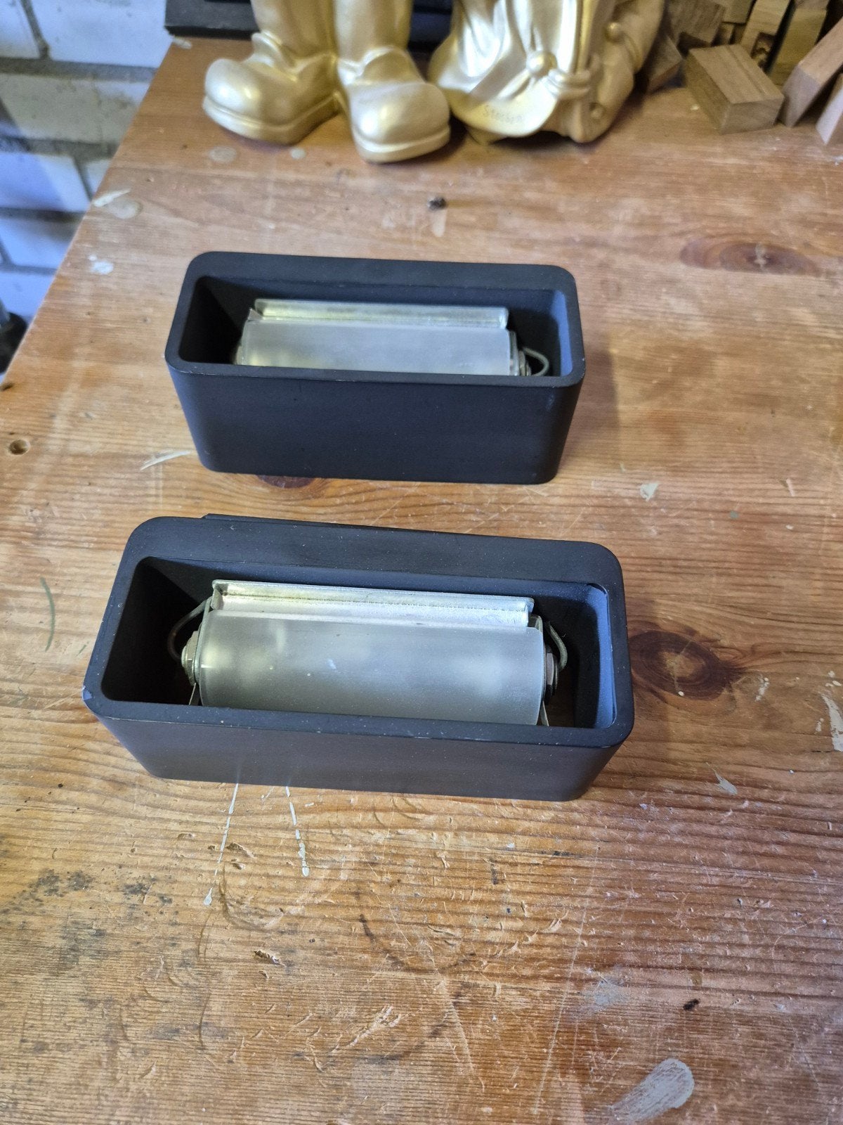 Set van 2 wandlampen inclusief lichtbron; mat zwart, Huis en Inrichting, Gebruikt, Zwart, Ophalen of Verzenden, Wandlamp
