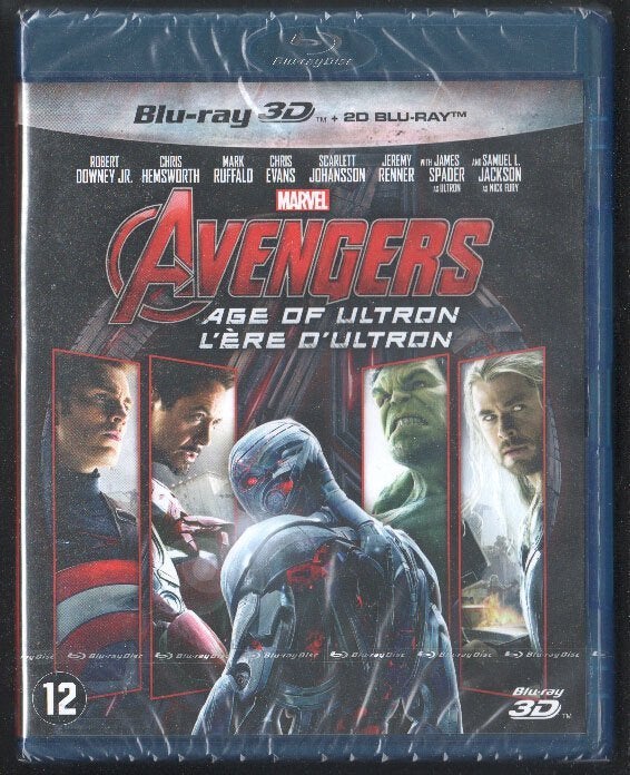 Avengers Age of Ultron 3D+2D, GESEALD, MARVEL MCU. Blu-ray., Nederlands, Film, Science Fiction en Fantasy, Boxset