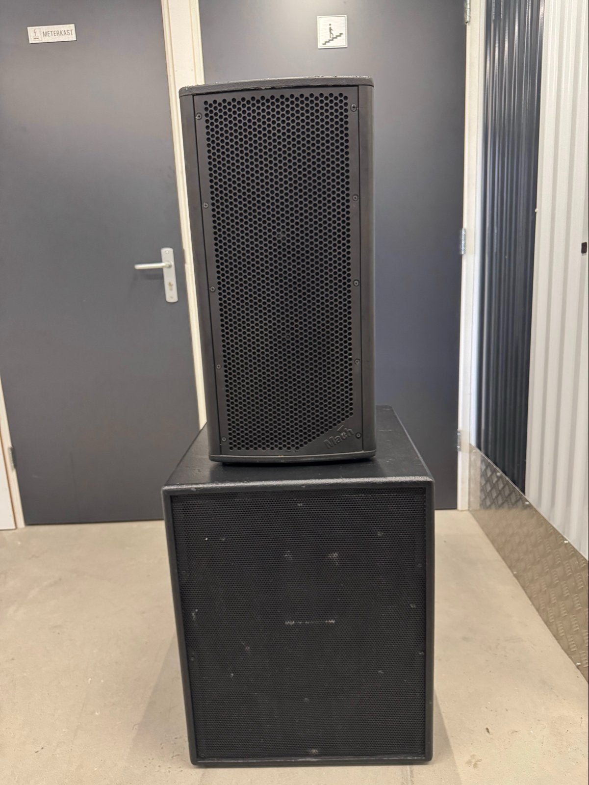 Martin Mach CM9 Top en 18 inch Subwoofer Set, Overige merken, Gebruikt, Speakerset, Ophalen of Verzenden