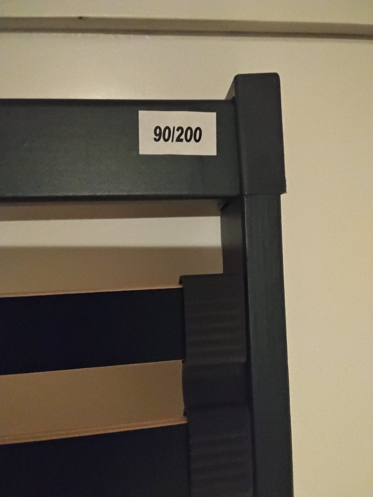 Lattenbodem 90x200 cm - 28 comfort, Ophalen, 90 cm, Eenpersoons, Zo goed als nieuw