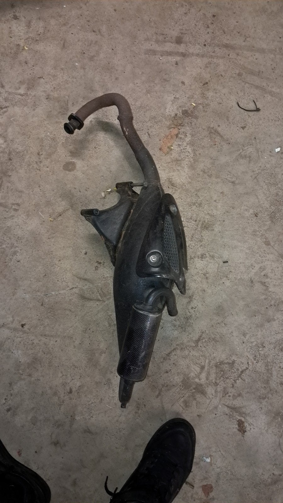 gilera runner 50cc uitlaat, Ophalen