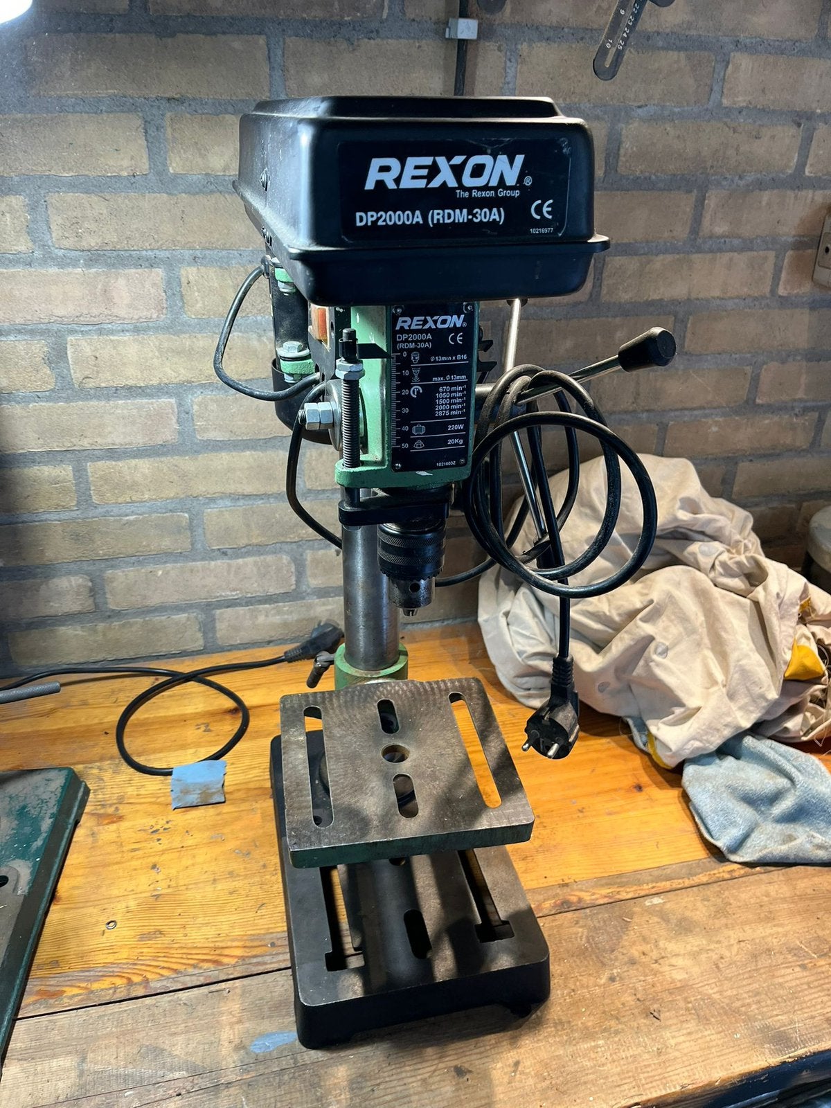Kolomboormachine, Ophalen, Zo goed als nieuw, Minder dan 400 watt, Kolomboormachine