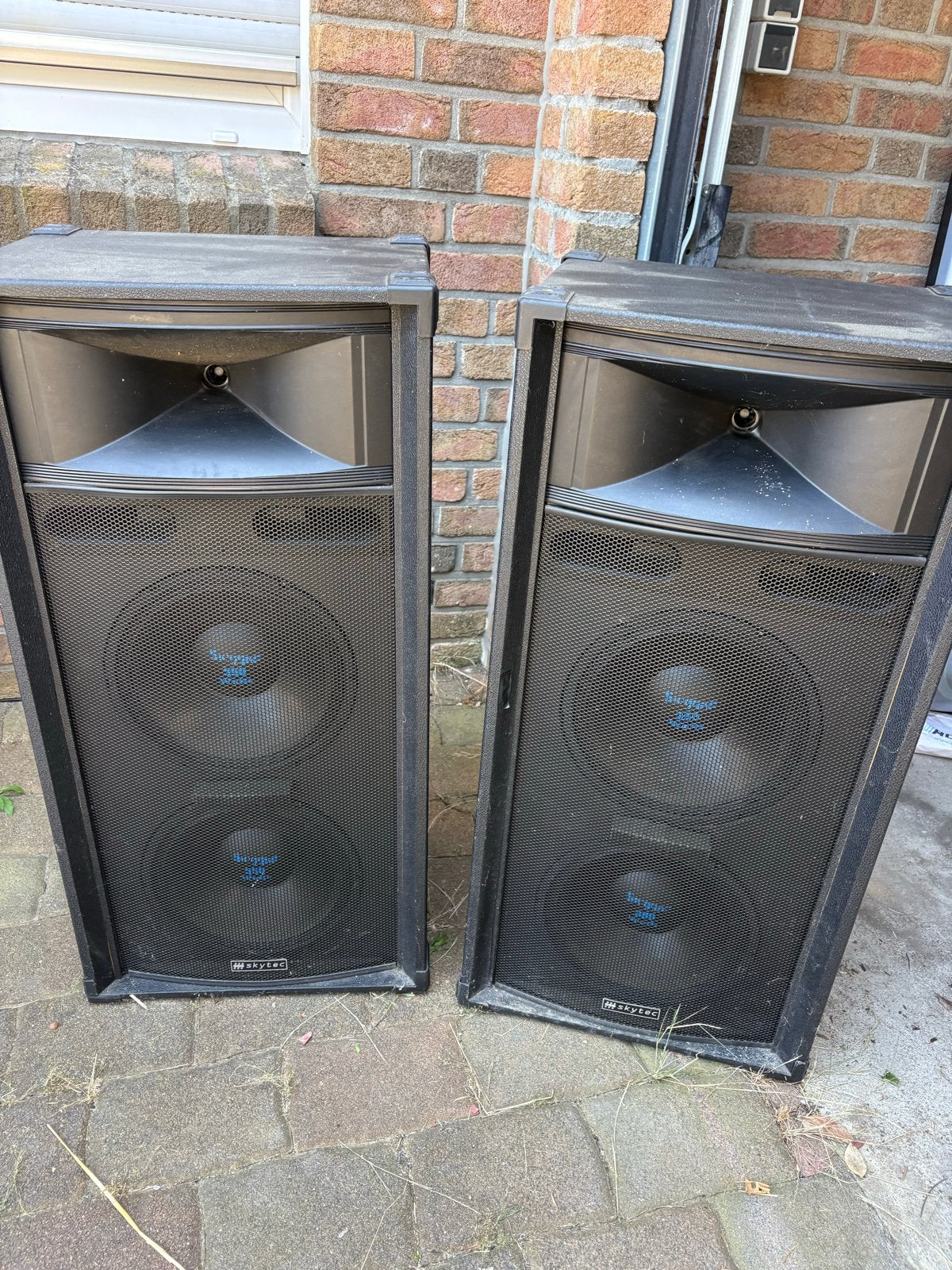 Skytec 170.191 Speakerset met Denon PMA-980R Versterker, Gebruikt, Speakerset, Ophalen, 150 watt of meer