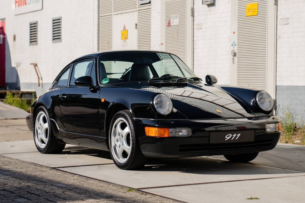 Porsche 964 C2 Coupe Manueel! Sportstoelen, Sperr Different, Auto's, Achterwielaandrijving, Zwart, Zwart, Bedrijf