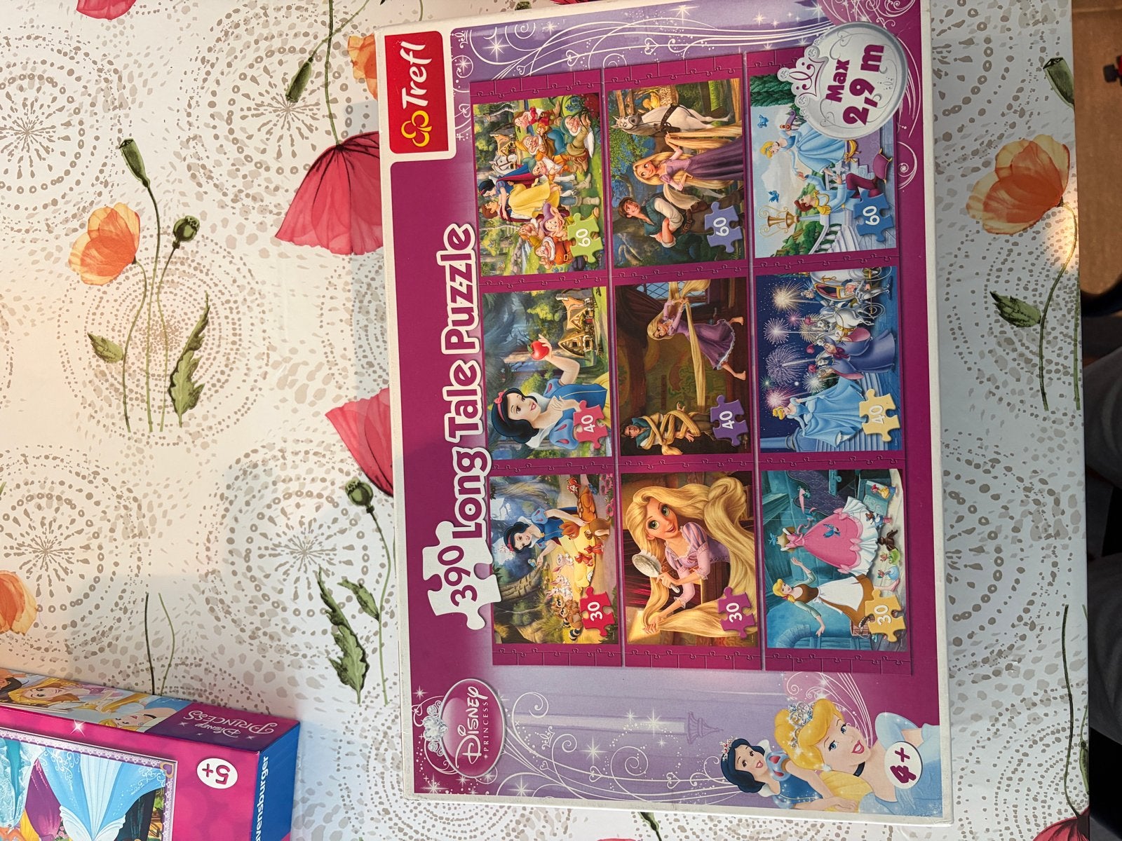 Disney Princess 390-delige Long Tale Puzzel van Trefl, Ophalen of Verzenden, Meer dan 50 stukjes, Zo goed als nieuw, 6 jaar of ouder