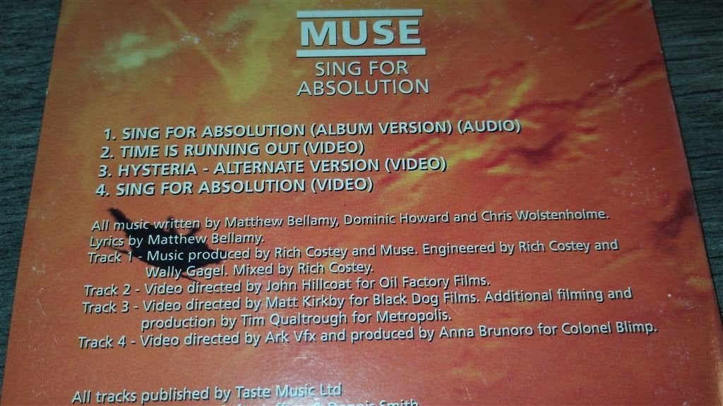 Muse ‎- Sing For Absolution [Cardboard DVD], Alle leeftijden, Ophalen of Verzenden, Zo goed als nieuw