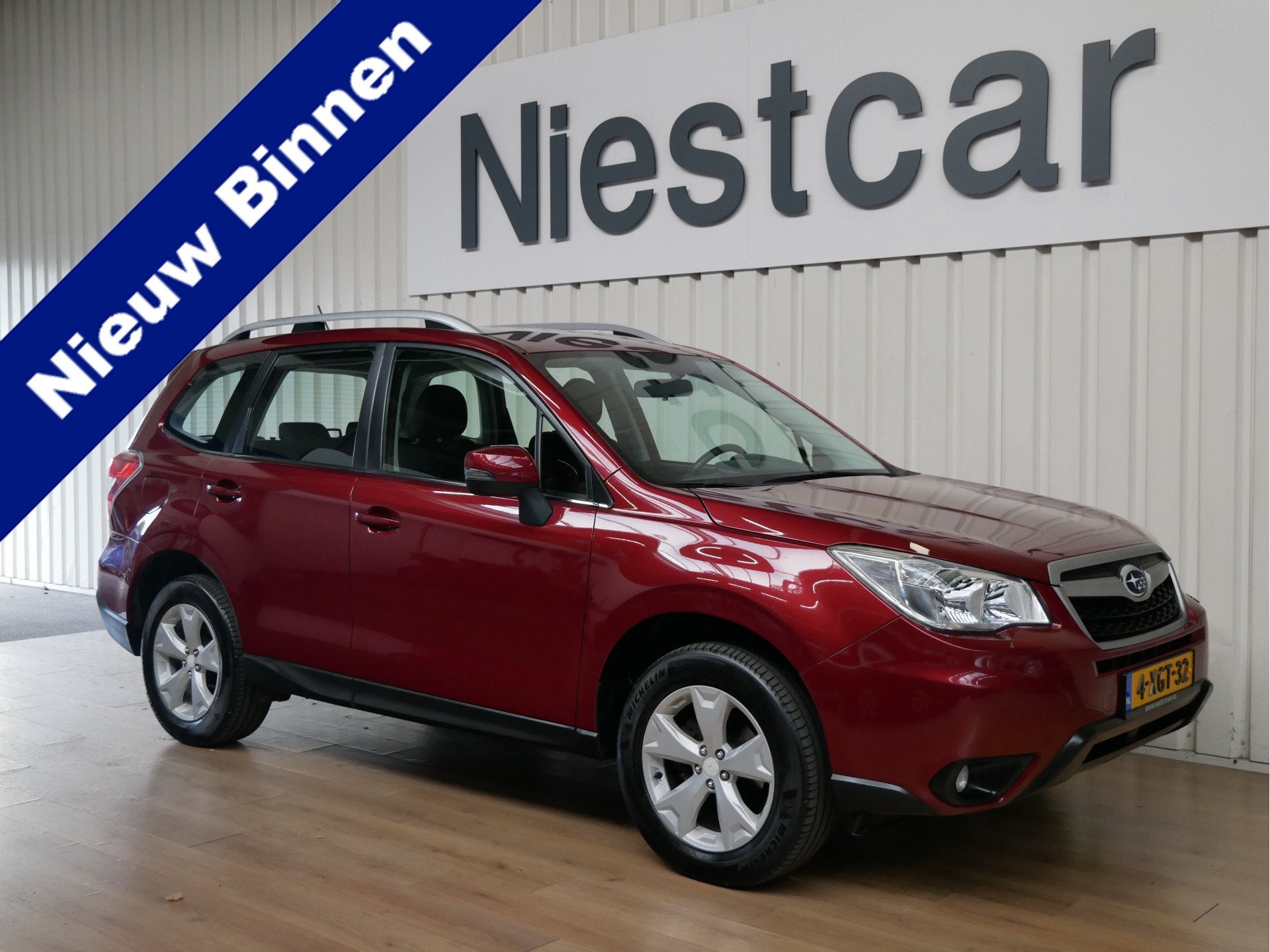 Subaru Forester 2.0 Luxury (bj 2014, automaat), Auto's, Subaru, Automaat, Zwart, 4 cilinders, Origineel Nederlands