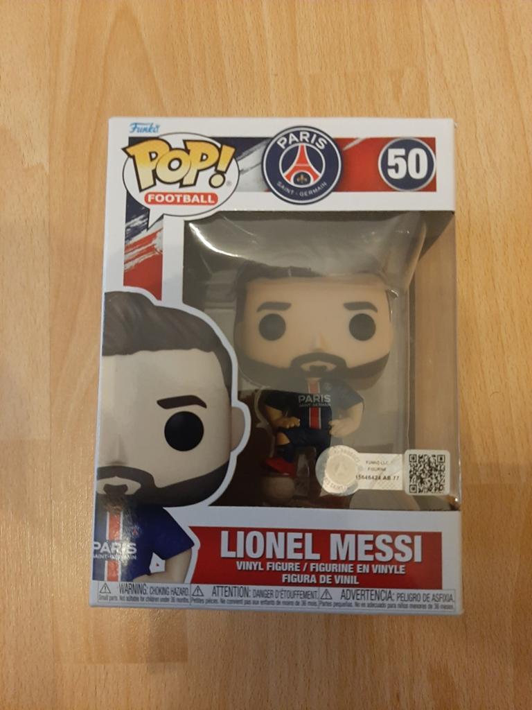 Funko Pop! Football Lionel Messi PSG #50, Ophalen of Verzenden, Nieuw