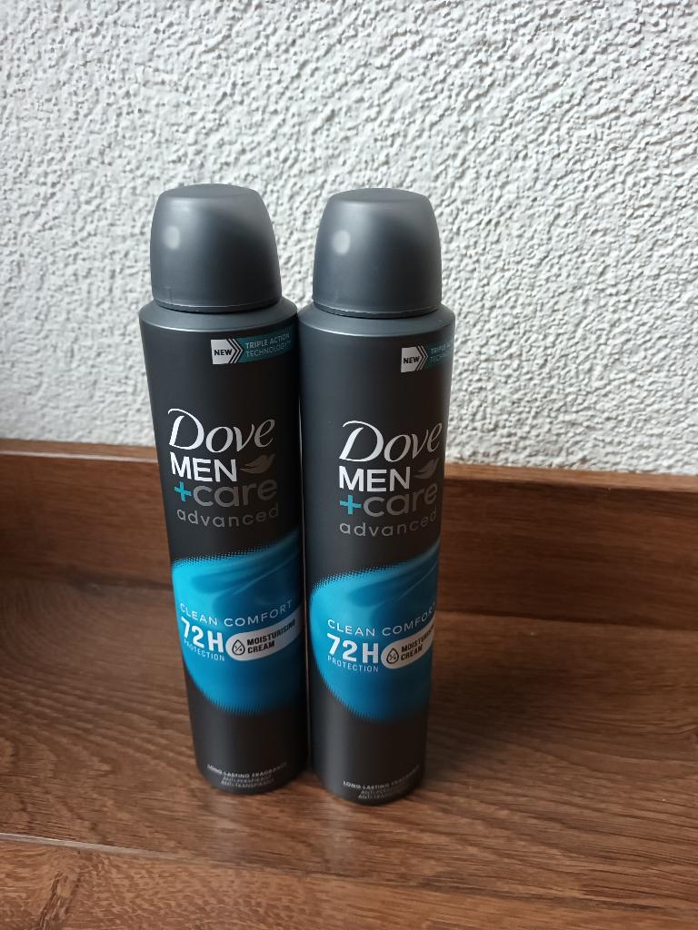 2 nieuwe bussen deodorant nieuw Dove Men clean comfort 200ml, Ophalen of Verzenden, Nieuw, Deodorant of Bodyspray