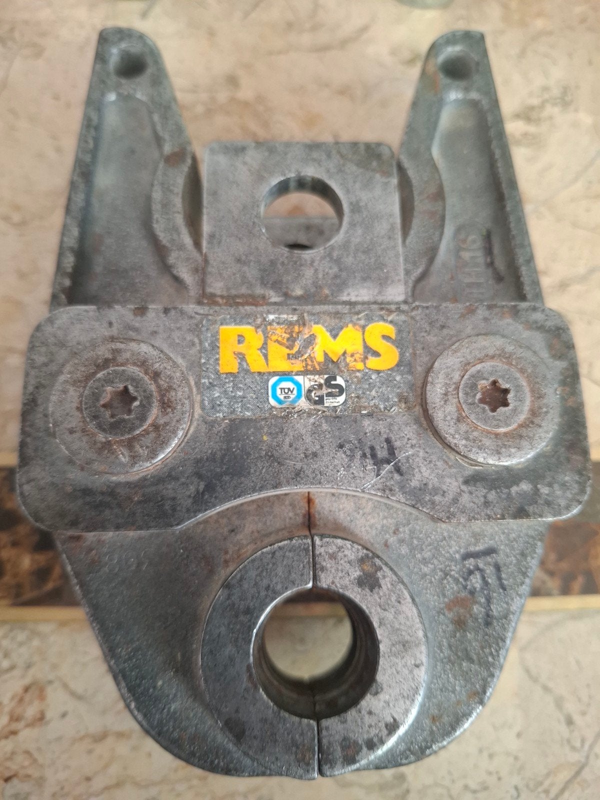 REMS Perstangbek H16 - Gebruikt maar functioneel, Doe-het-zelf en Verbouw, Gereedschap | Handgereedschap, Ophalen of Verzenden